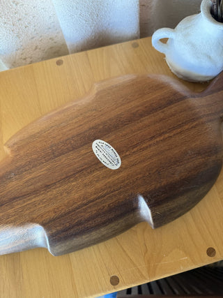 Vintage Monkey Pod Leaf Bowl (Philippines) (LZD - RSV)