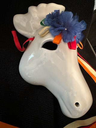 Mask Horse White MTS|68994