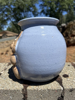 12F Artisan Folk Art Cat Crock Cookie Jar MTS|76908