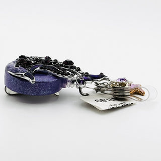 Purple Dolphin Badge Holder on a Belt Clip|76207