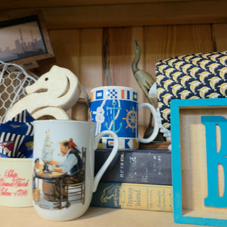 SALE - Norman Rockwell | For A Good Boy Mug (Nautical)