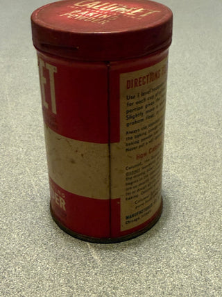 vintage calumet baking powder tin unopened RSV