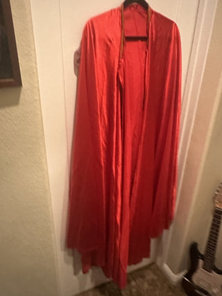 King/ Queen  Robe sturdy Cape with gold rope hoodless #63 VV MTS