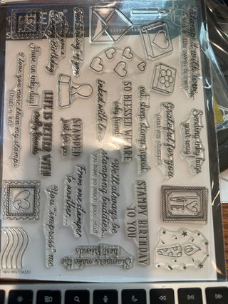 Hero Arts CM 353 - "Stamping" clever comments RCD|103719