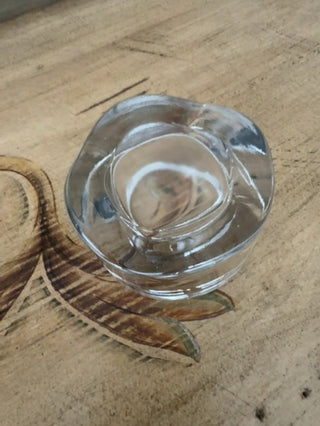 AJ - Glass Wavy Top Votive Holder