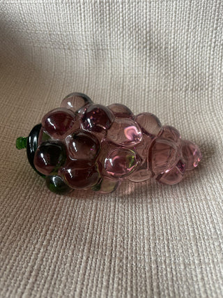 Vtg.Hand Blown Glass Grape|68627