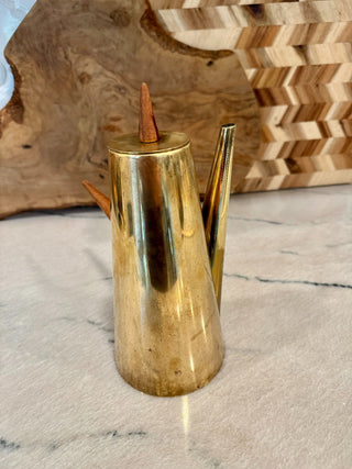 VTG BRASS ITALIAN COFFEE POT