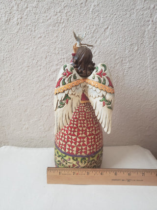 Jim Shore May Peace Fill Your Heart Angel w/Dove -lv RCD|123593