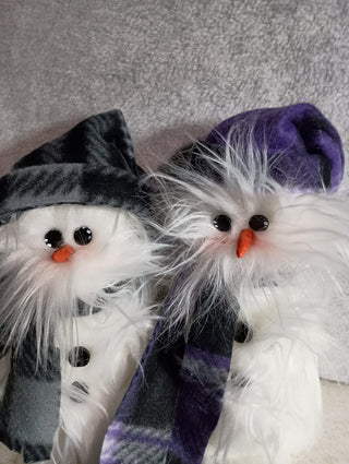 Frazzled snowman couple w/ hats rsv (2 items)|134689
