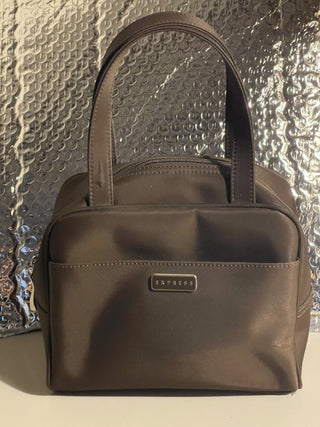 90's Express Nylon Purse/ Handbag, Brown--SP MTS