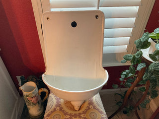 Vintage French Enamel Wall Fountain MTS