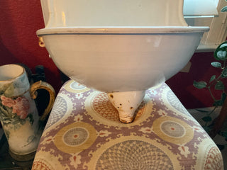 Vintage French Enamel Wall Fountain MTS