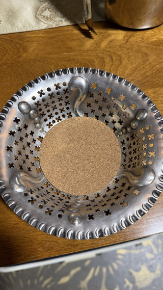 Pewter Wine Bottle Coaster|122933