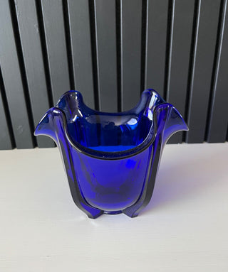 Cobalt handkerchief glass vase RSV|105603