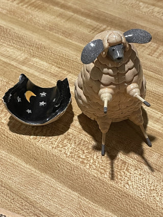 3" Sheep Trinket Box/ Figure--SP RCD