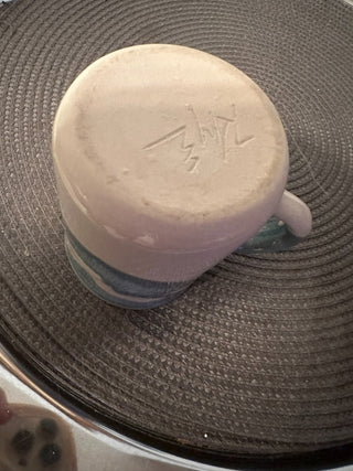 Mug Cup Blue, Cream Glaze MTS|128710