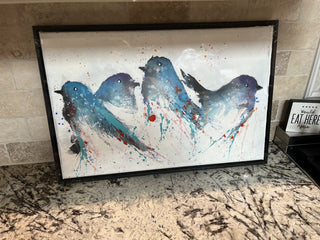 4 Bluebirds Framed Art RCD|71214