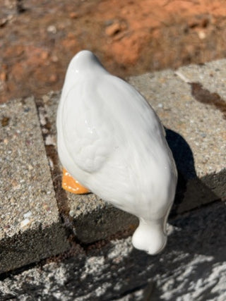 JP Vintage Lasting Products Duck Figurine Hand Painted Ceramic Made in USA Shelf Sitter