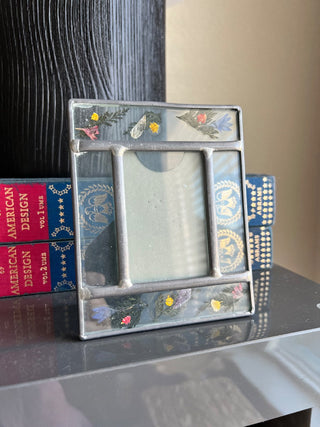 Glass pressed flowers mini frame RSV