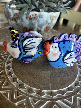 Diane Blue Sky Fish Salt&Pepper Shakers-RSV|118063
