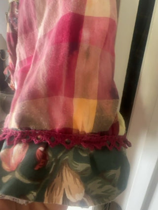 Reversible patchwork jacket