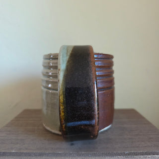 Studio Pottery - Tan/Brown Mug