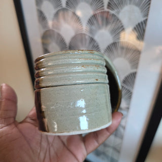 Studio Pottery - Tan/Brown Mug