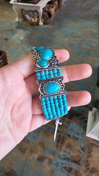 Faux Turquoise Bracelet|76455