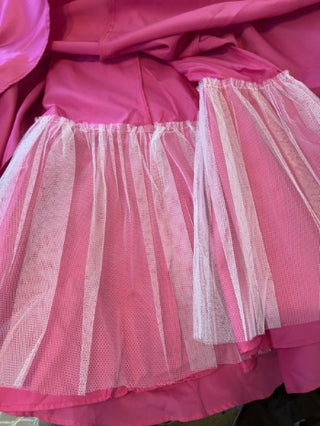 Y2K Size 20 David’s Bridal Hot Pink Sleeveless Gown