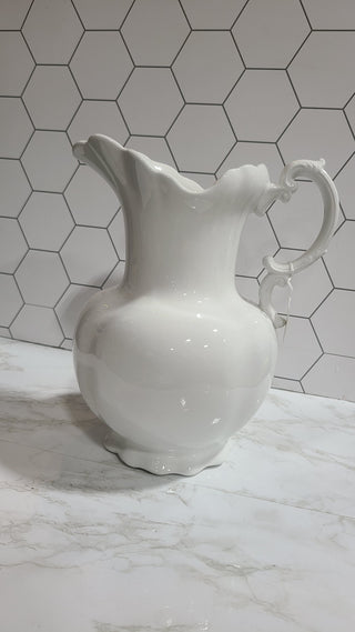 Antique Homer Laughlin Large Water Pitcher|77242