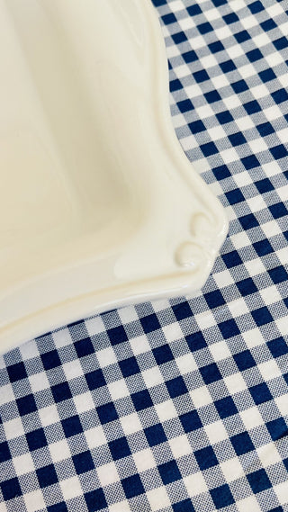 BP White Scalloped Casserole/Serving Dish RCD|76507