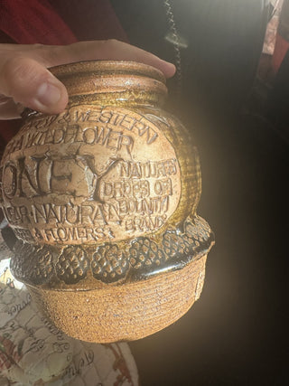 Alpine Meadow & Western Sierra Wildflower Honey Ceramic pot #63 VV MTS|125580