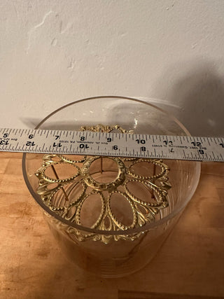 Vase Clear 6" with stem stand MTS|125982