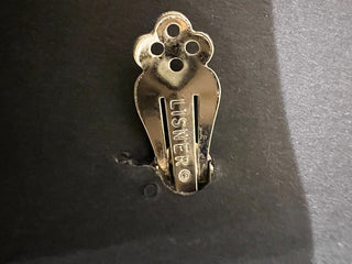 Silver Flower Earrings Lisner Clip-ons MTS|96250