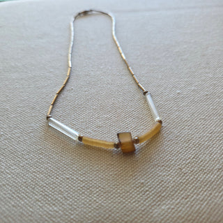 bri.craftique - Vtg Boho Beaded Choker Necklace
