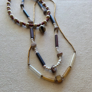 bri.craftique - Vtg Boho Beaded Choker Necklace