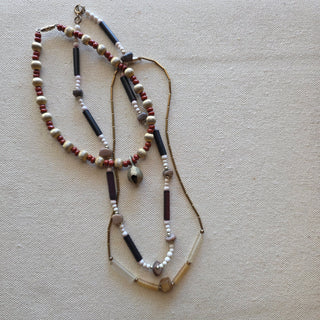 bri.craftique - Vtg Boho Beaded Choker Necklace