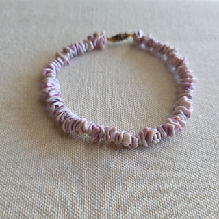 SALE - bri.craftique - Purple Shell Anklet/Bracelet