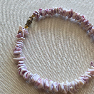 SALE - bri.craftique - Purple Shell Anklet/Bracelet