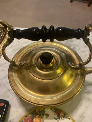 Antique Victorian Brass Teapot (as is) RCD|98313
