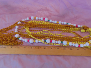 lot of 3 long beaded necklaces RCD|87190