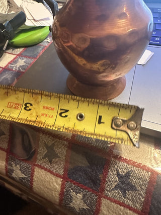 Antique pitcher hammered  copper #62 VV MTS