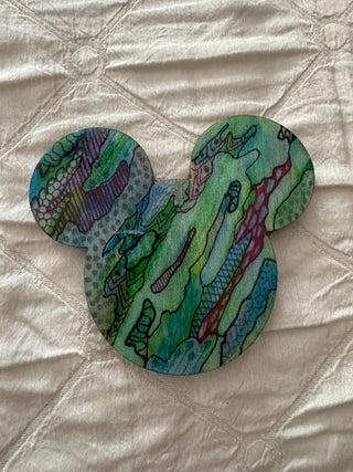 Mickey coaster blue|79426