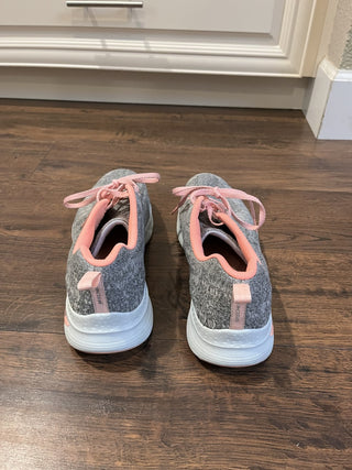 Women's Size 10 Skechers Shoes Grey/Pink RCD|117416
