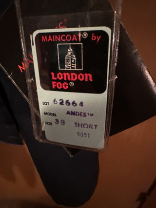London Fog Maincoat Size 38 Short. #SM  RCD|141212