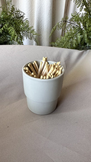 Matchstick Set Ceramic Cup