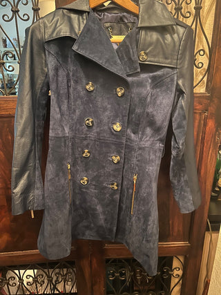 MJ94-VTG 90;s IMAN Suede/Leather Jacket MTS
