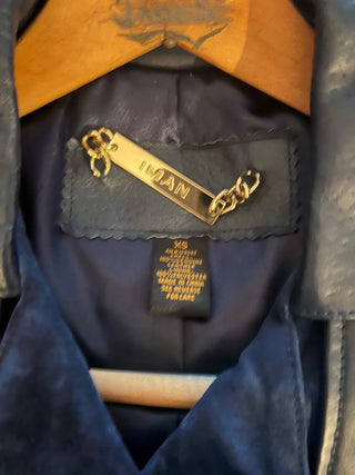 MJ94-VTG 90;s IMAN Suede/Leather Jacket MTS