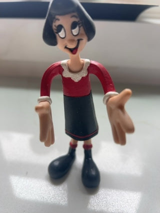 collectible Olive Oyl bendable PVC figure, manufactured by NJ Croce
