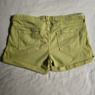 Pilcro & the Letterpress | Green Jean Shorts (32)